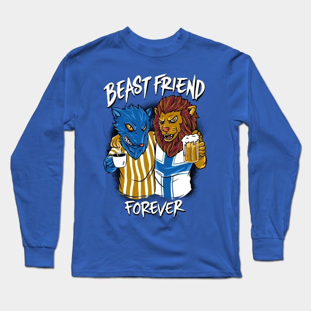 beast friend Long Sleeve T-Shirt by spoilerinc